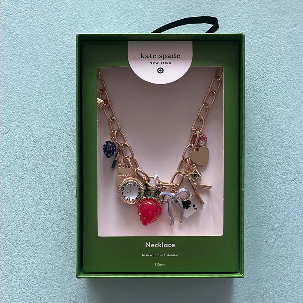 Kate Spade Gold Charm Necklace